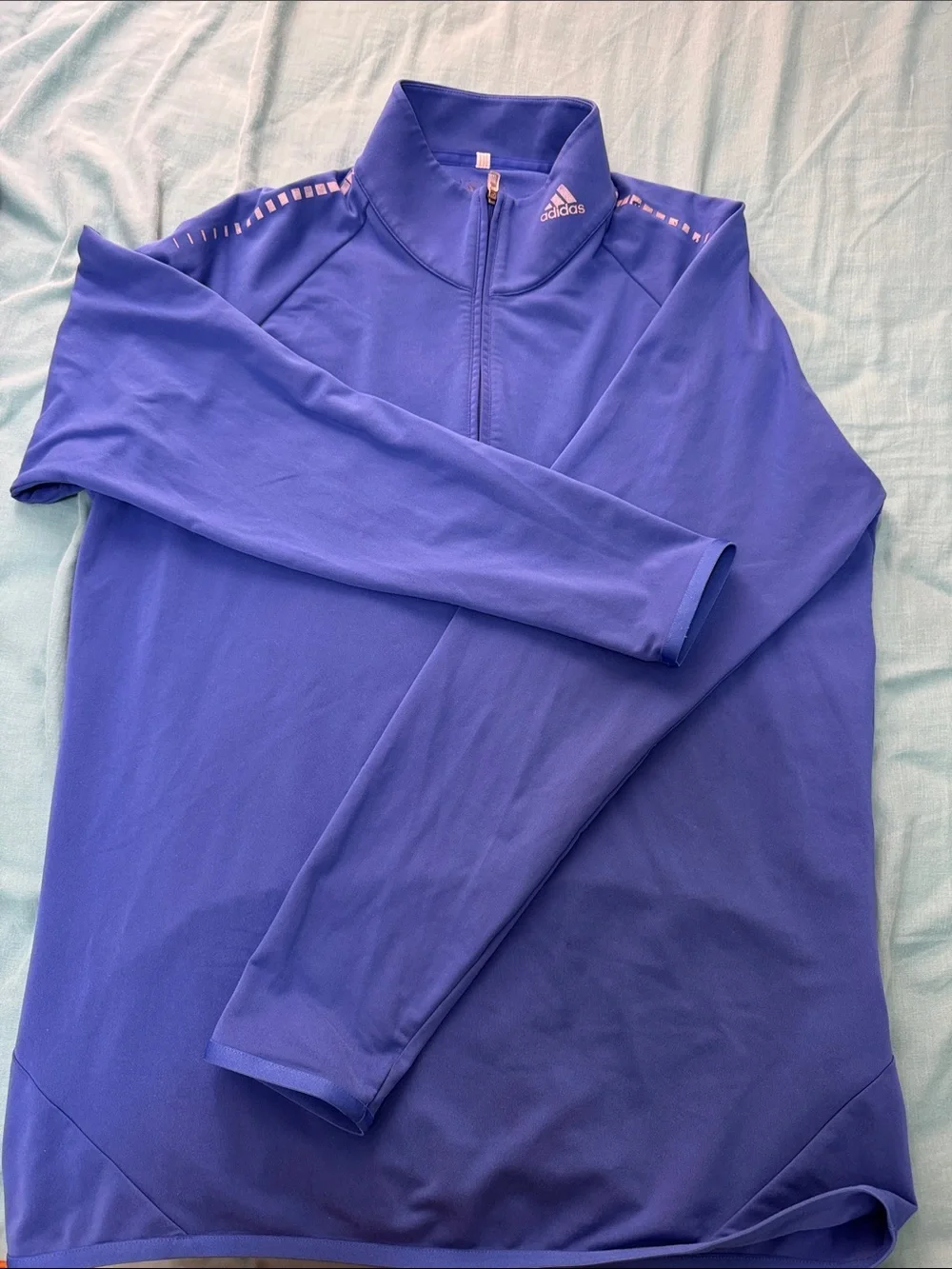 adidas Men’s Half-Zip Training Pullover - Blue